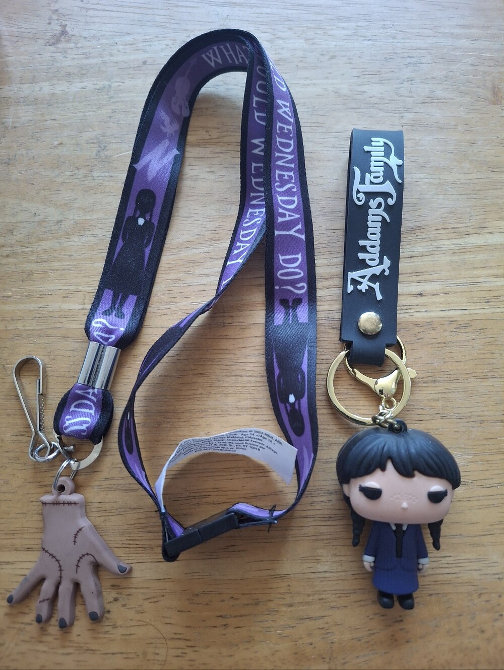 Wednesday Funko Keychain